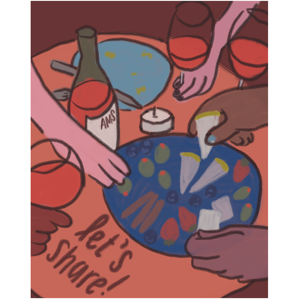 Let's Share - Unframed Print