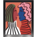 Load image into Gallery viewer, Stripes for Two - Framed Print
