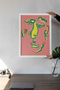 Yellow Nose - Framed Print