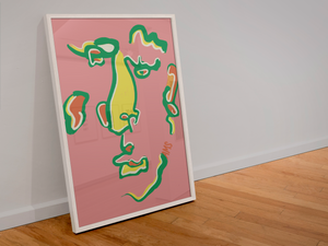 Yellow Nose - Framed Print