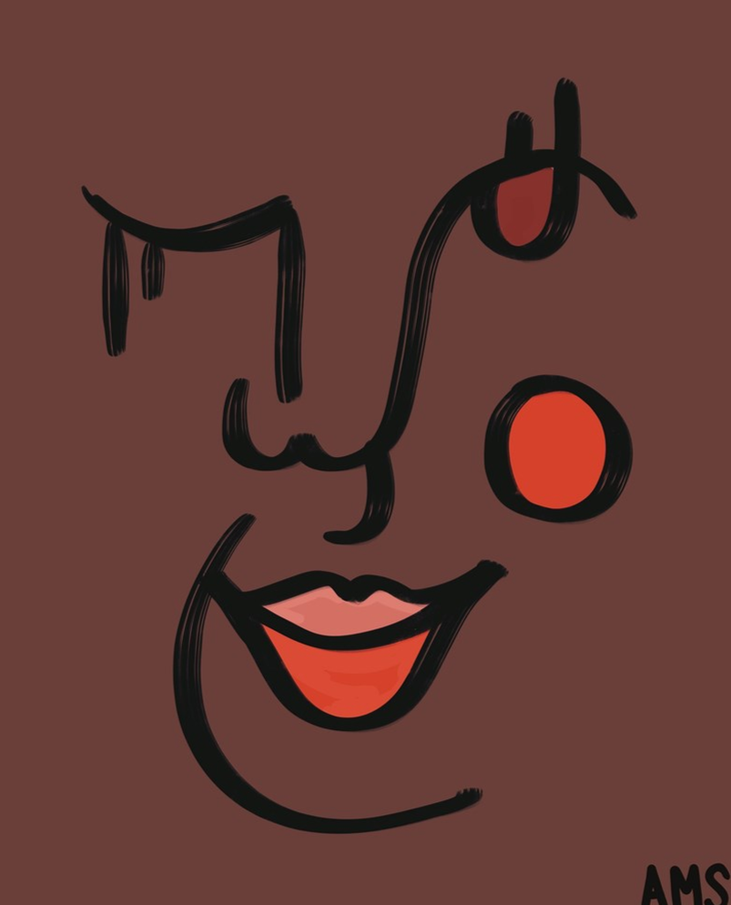 Scarlet - Unframed Print