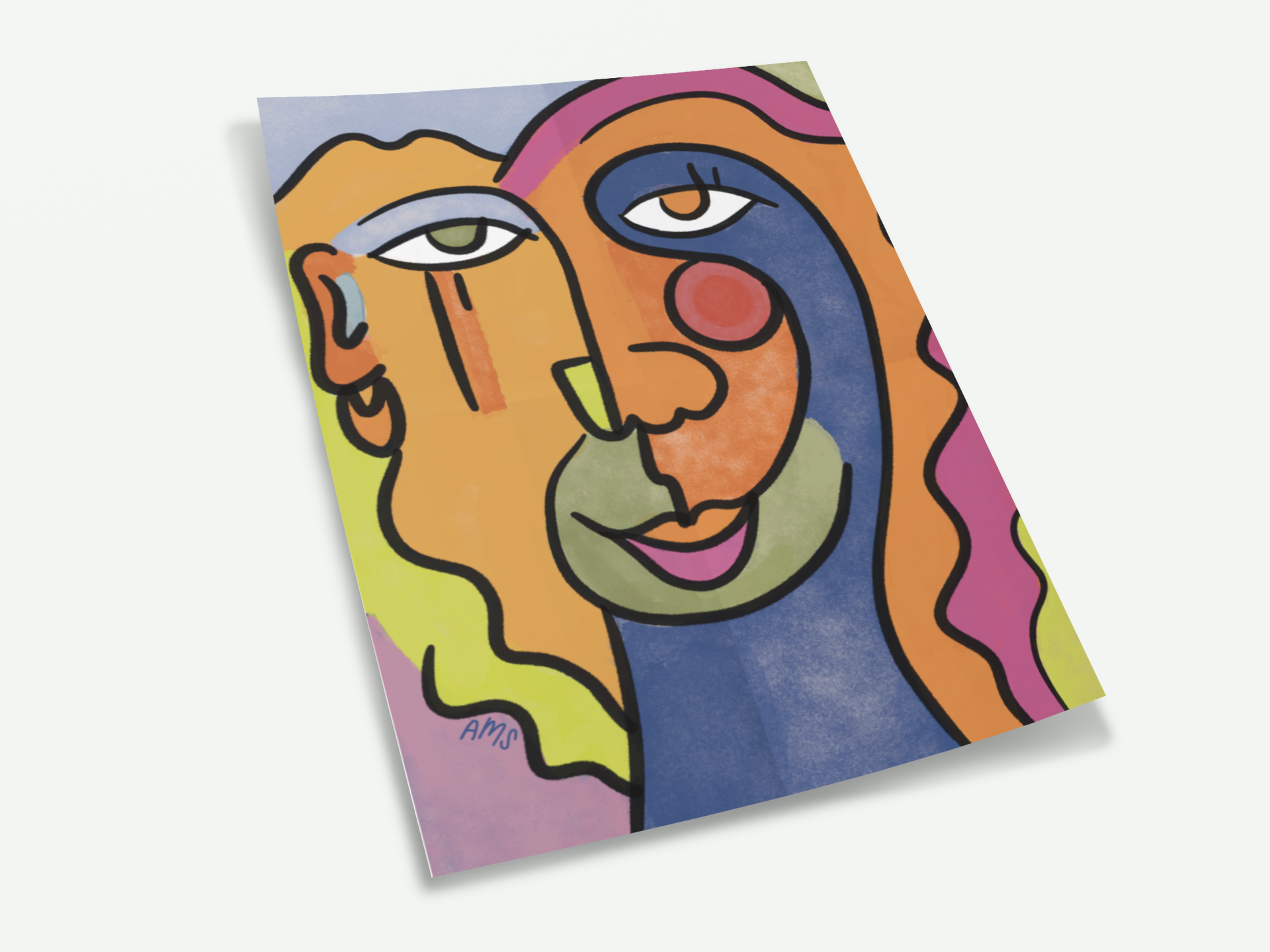 Dahlia - Unframed Print